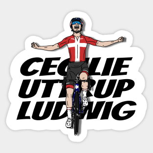 Cecilie Uttrup Ludwig Champion Tour of Scandinavia 2022 - Text Sticker